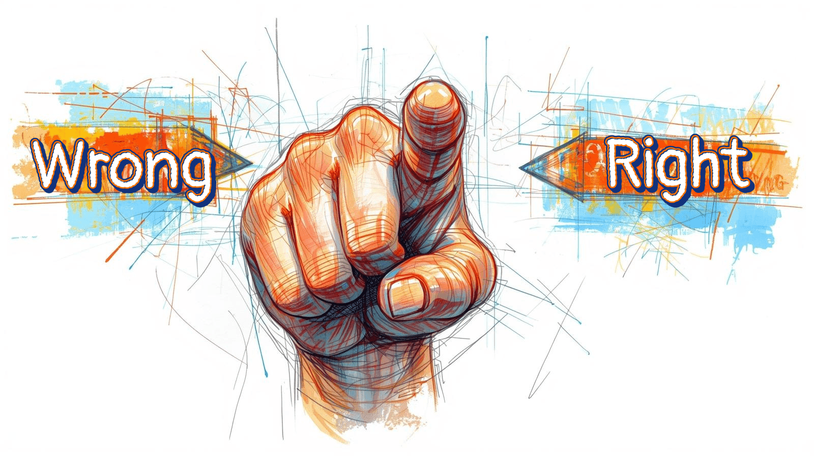 Illustration representing making decisions